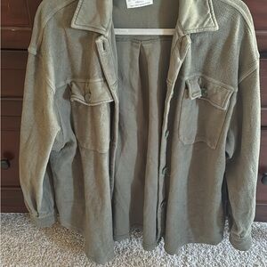 Z Supply Olive Shirt Jacket